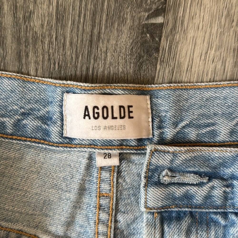 Agolde Riley Hi Rise Straight Crop Jean - Picture 6 of 8